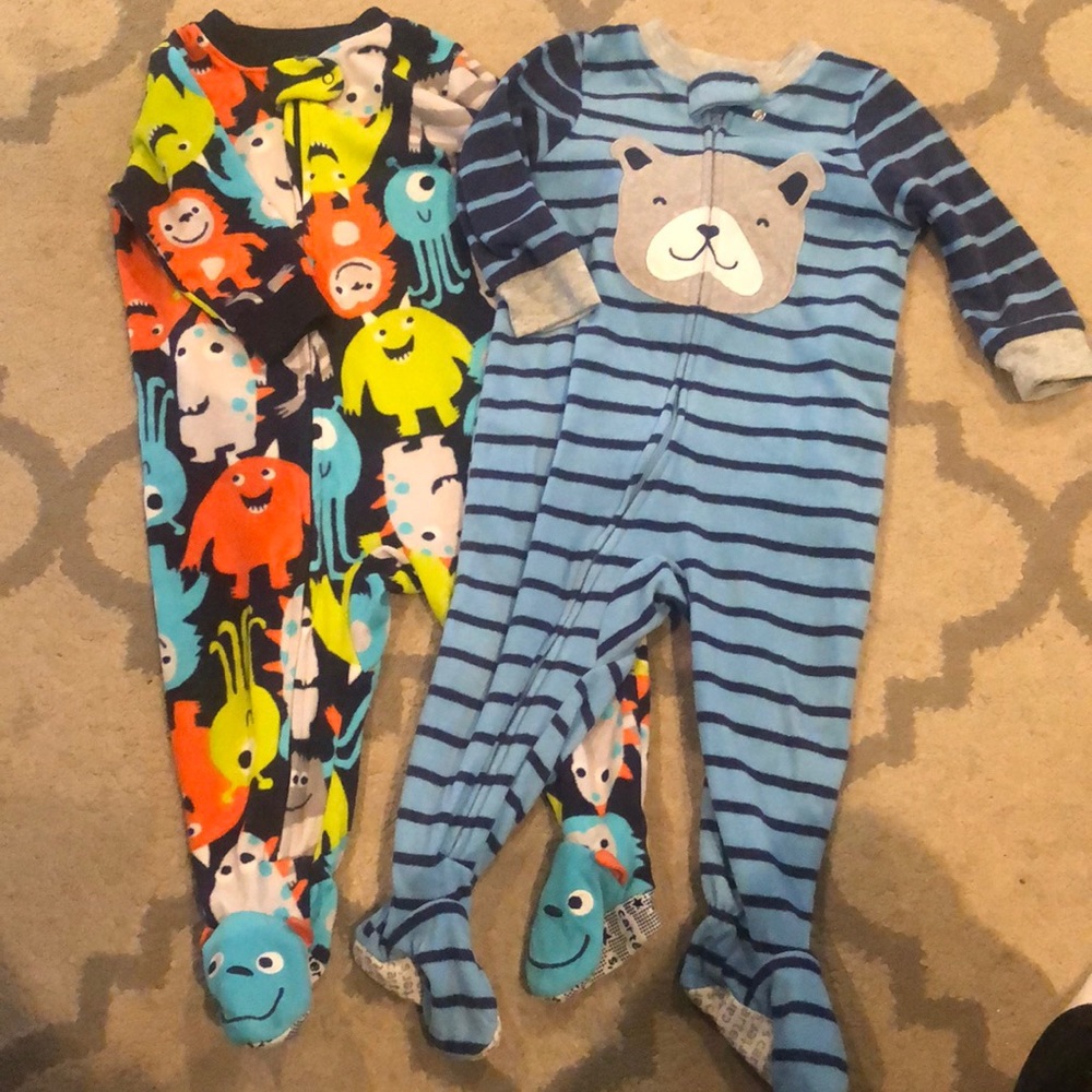 Two Fleece Zipper Sleepers